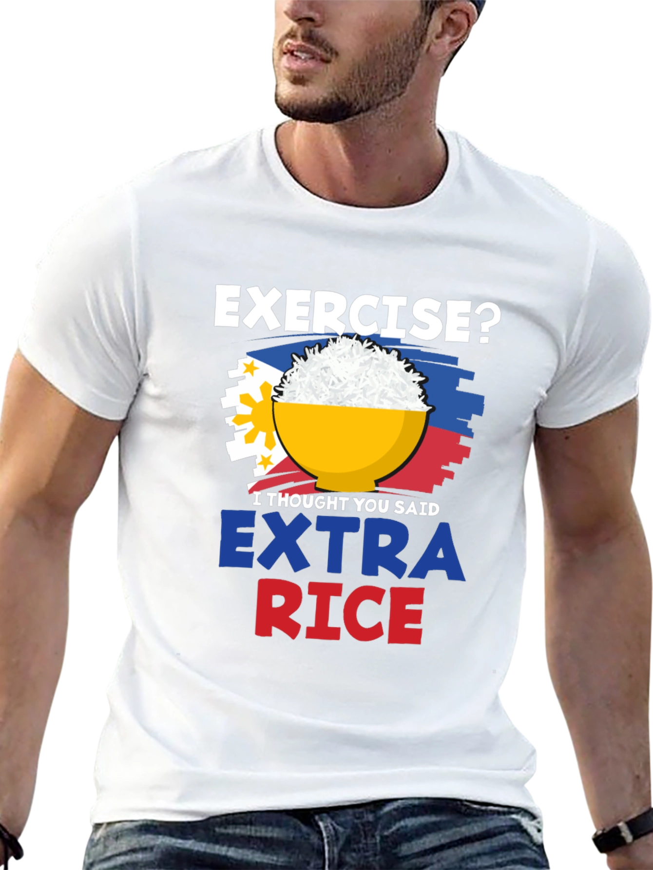 Extra Rice Please Graphic Tee
