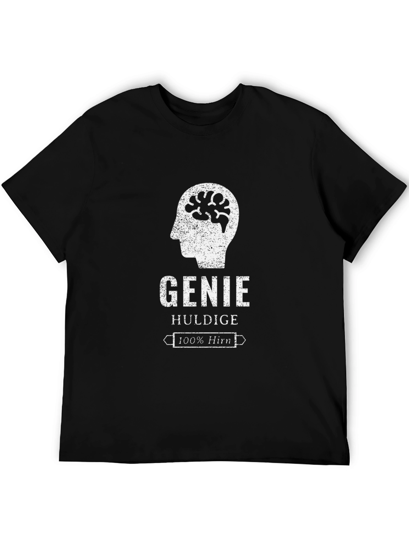Genie 100% Hirn Funny Graphic Tee