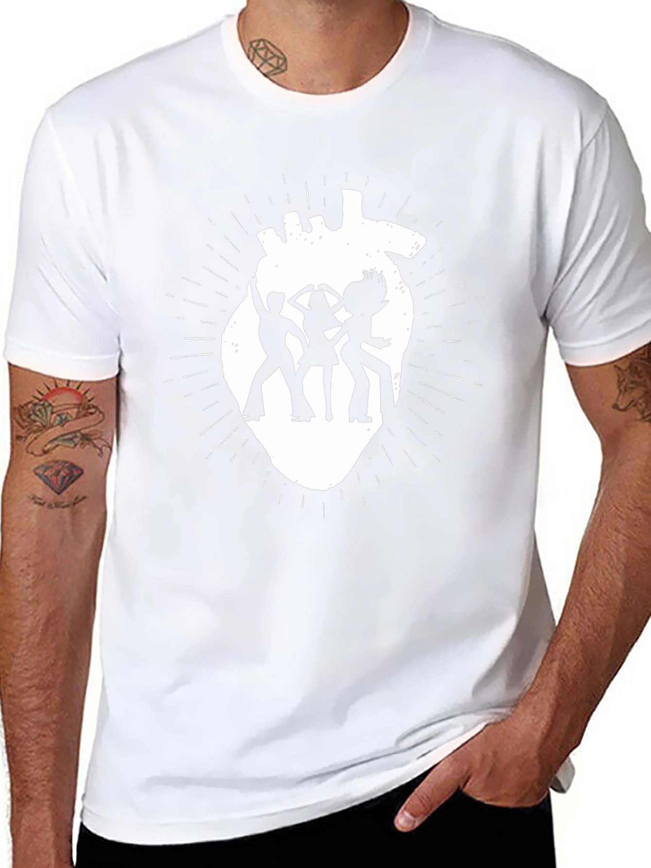Retro Disco Heartbeat T-Shirt