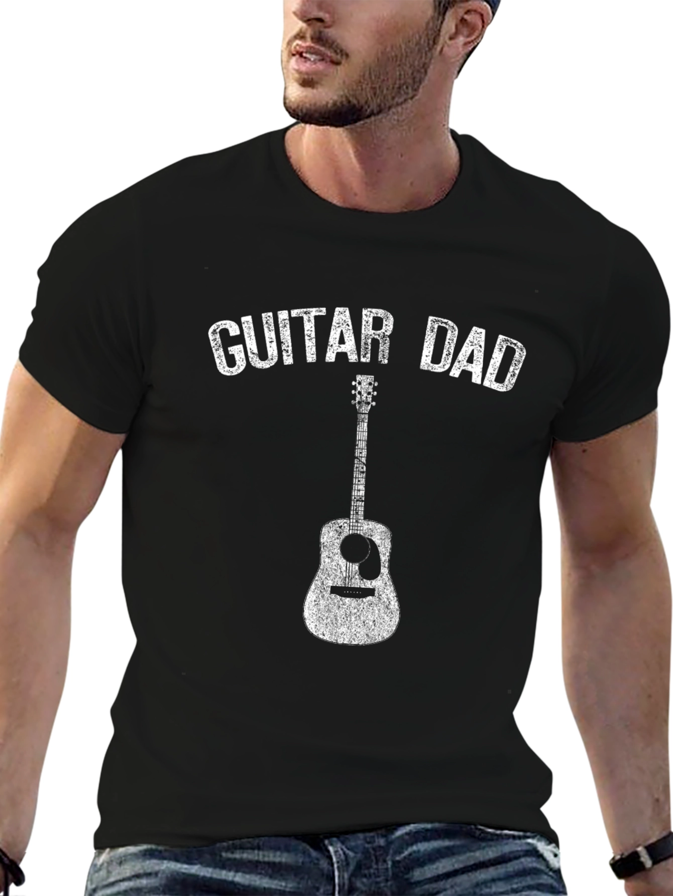 Guitar Dad T-Shirt - Musician Fathers Day Tee