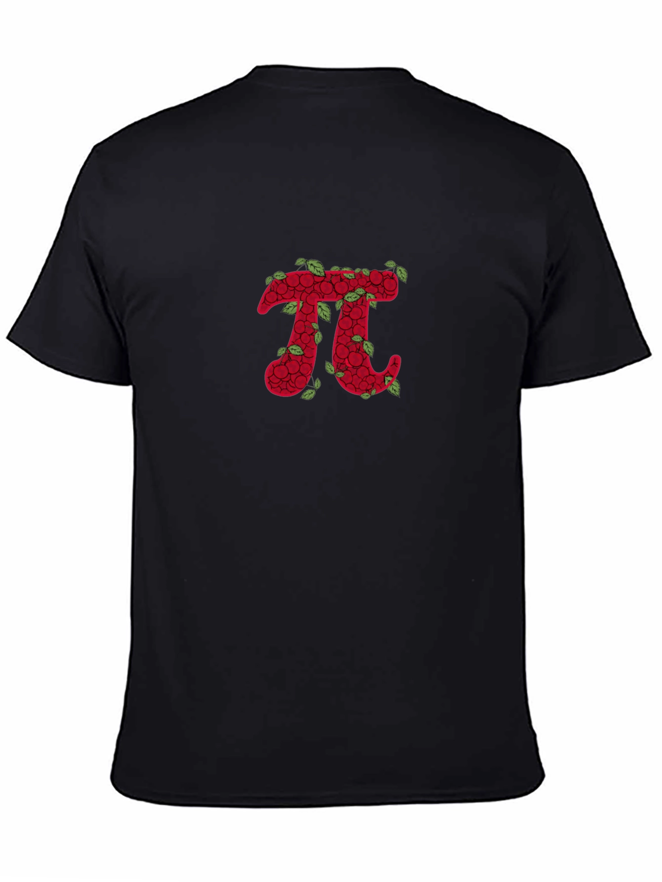 Raspberry Pi Symbol Black T-Shirt