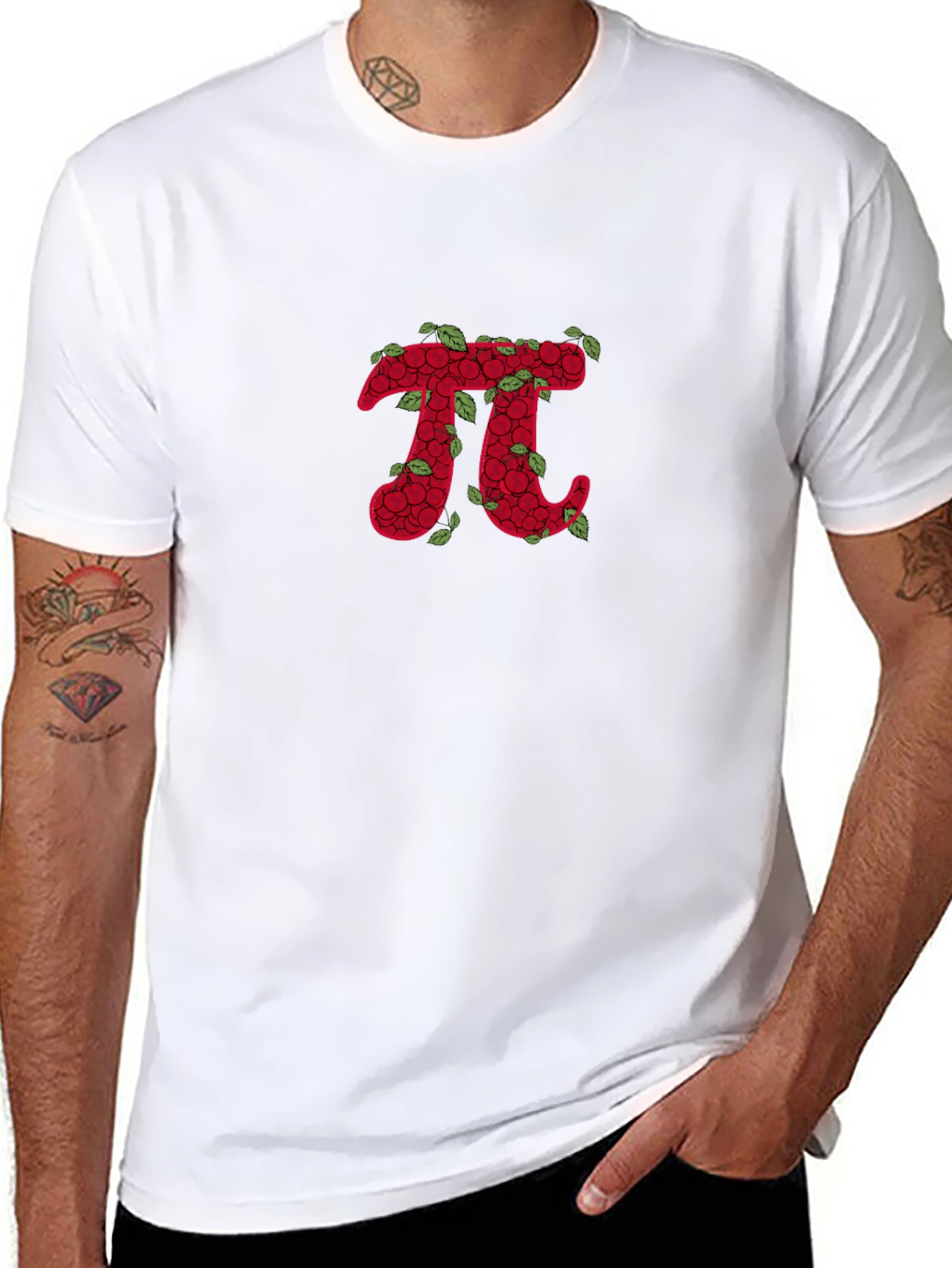 Raspberry Pi Symbol Black T-Shirt