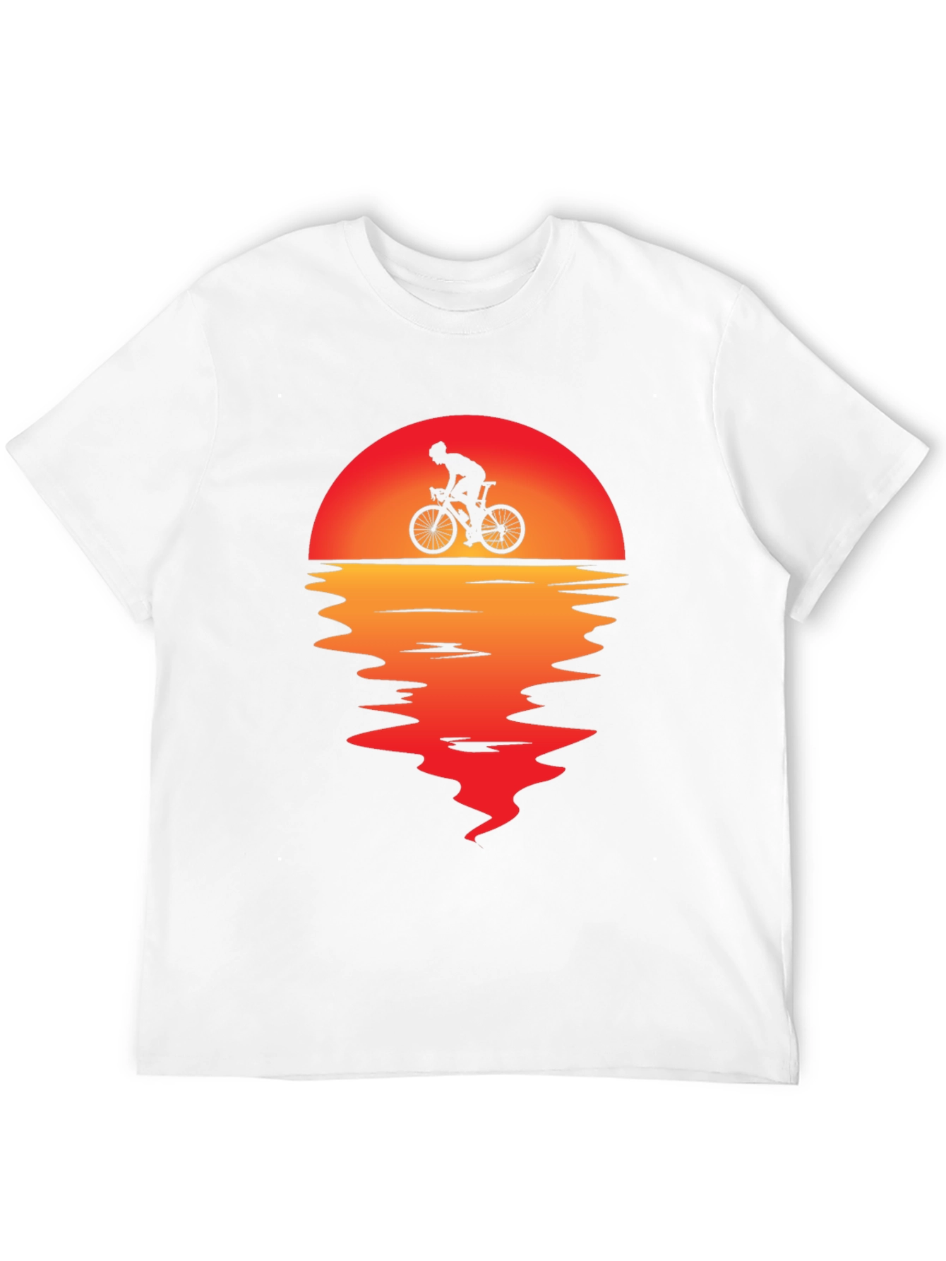 Sunset Cyclist Graphic Tee