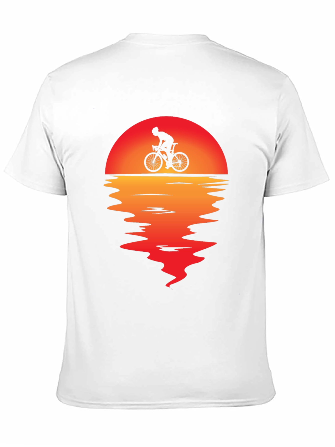Sunset Cyclist Graphic Tee