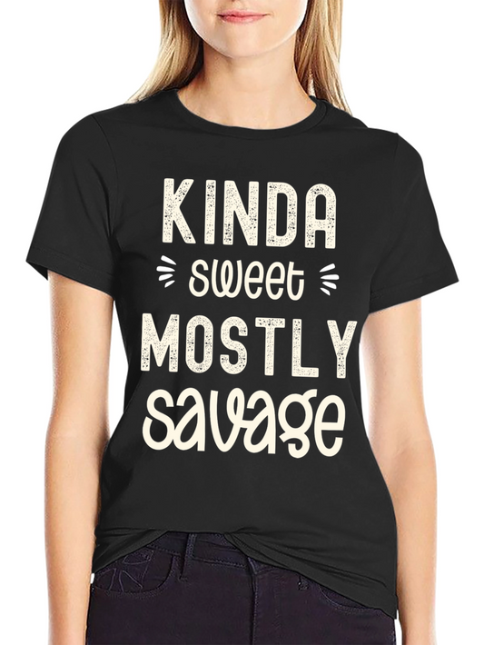 Kinda Sweet Mostly Savage Graphic Tee