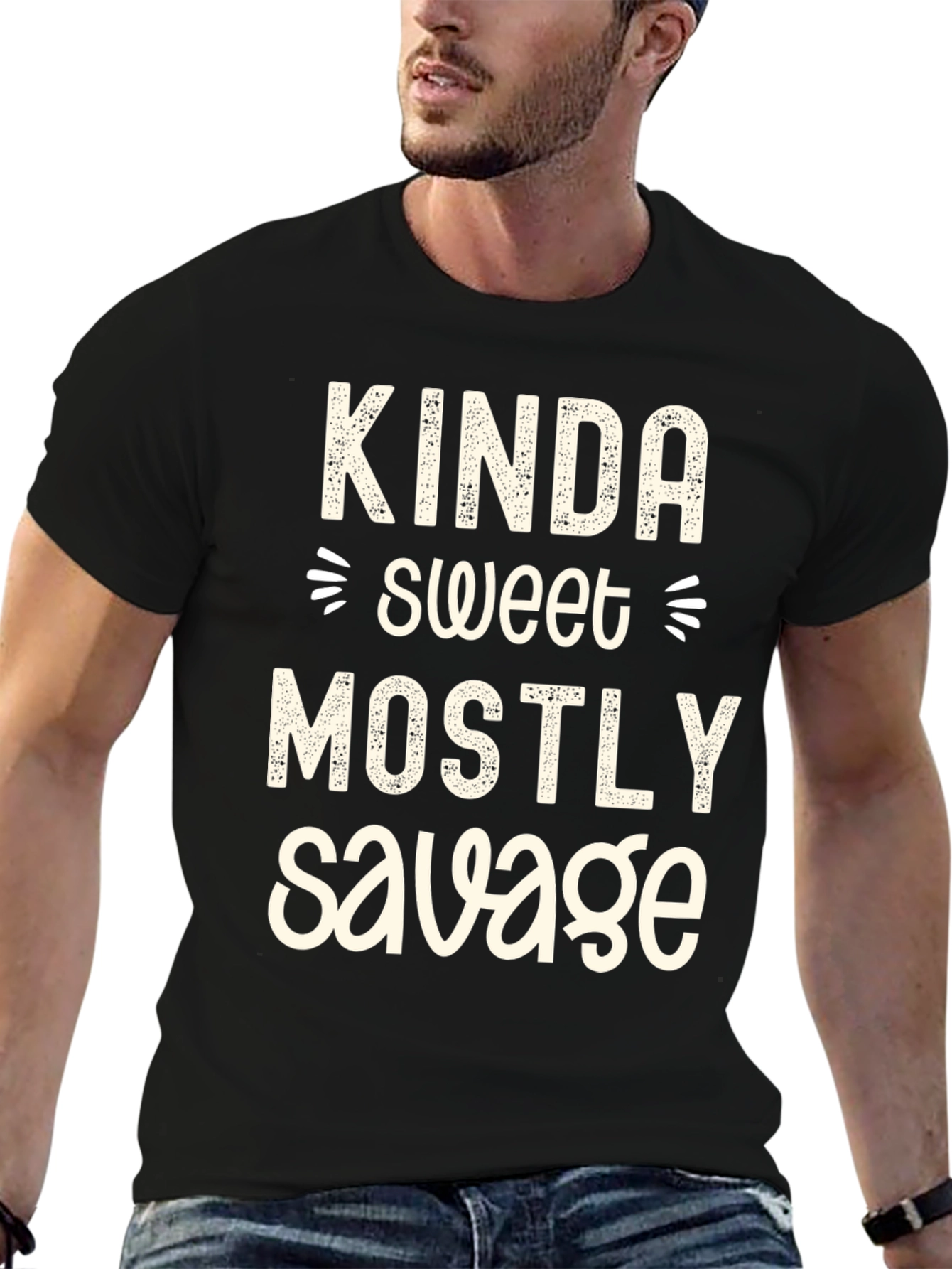 Kinda Sweet Mostly Savage Graphic Tee