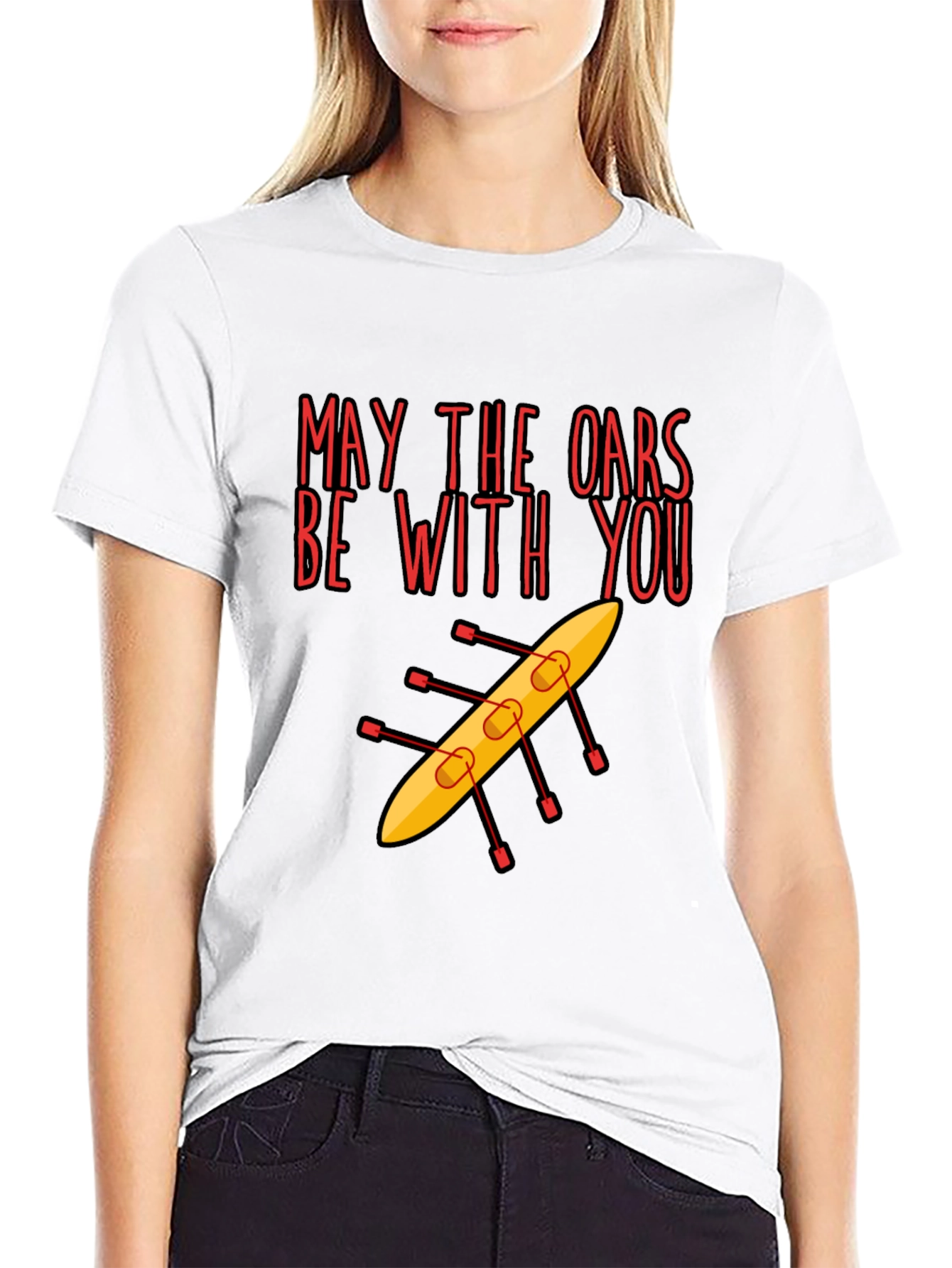 May The Oars Be With You Rowing T-Shirt