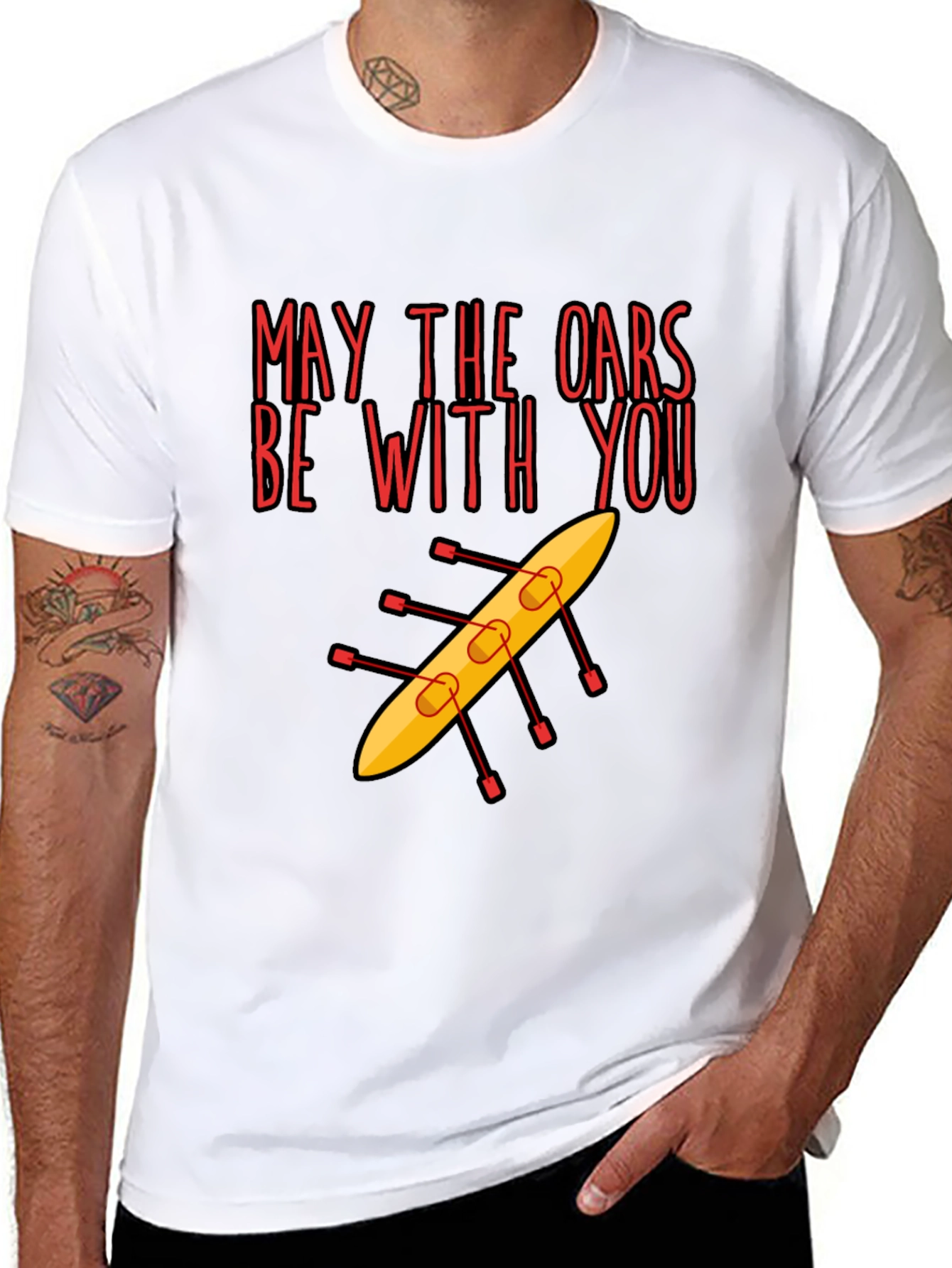 May The Oars Be With You Rowing T-Shirt