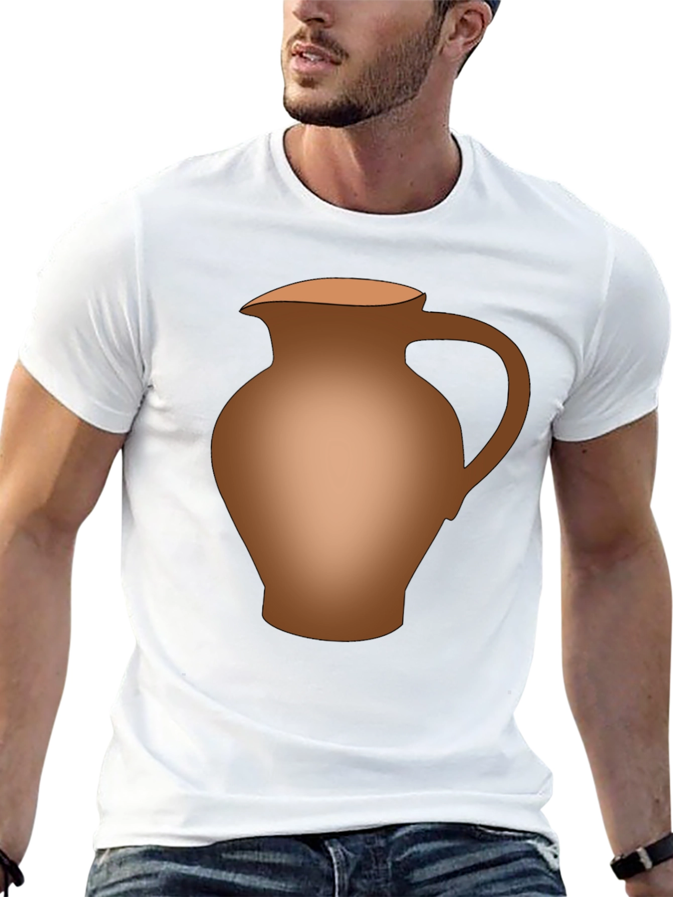 Earthenware Pitcher Graphic Tee - Mens Black T-Shirt