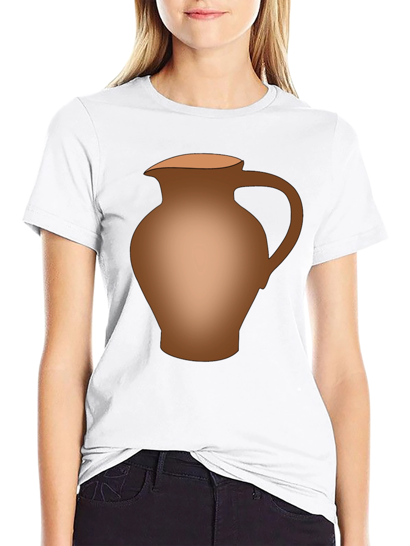 Earthenware Pitcher Graphic Tee - Mens Black T-Shirt