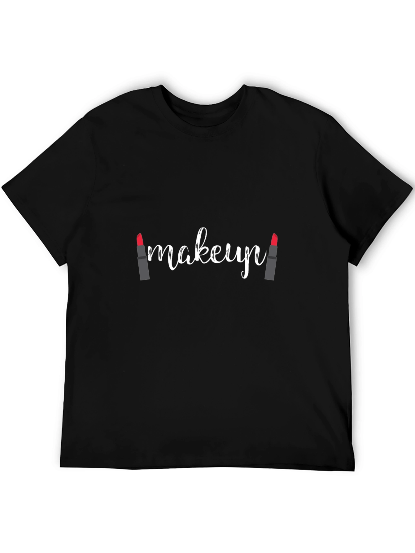 Makeup Lipstick T-Shirt - Stylish Graphic Tee