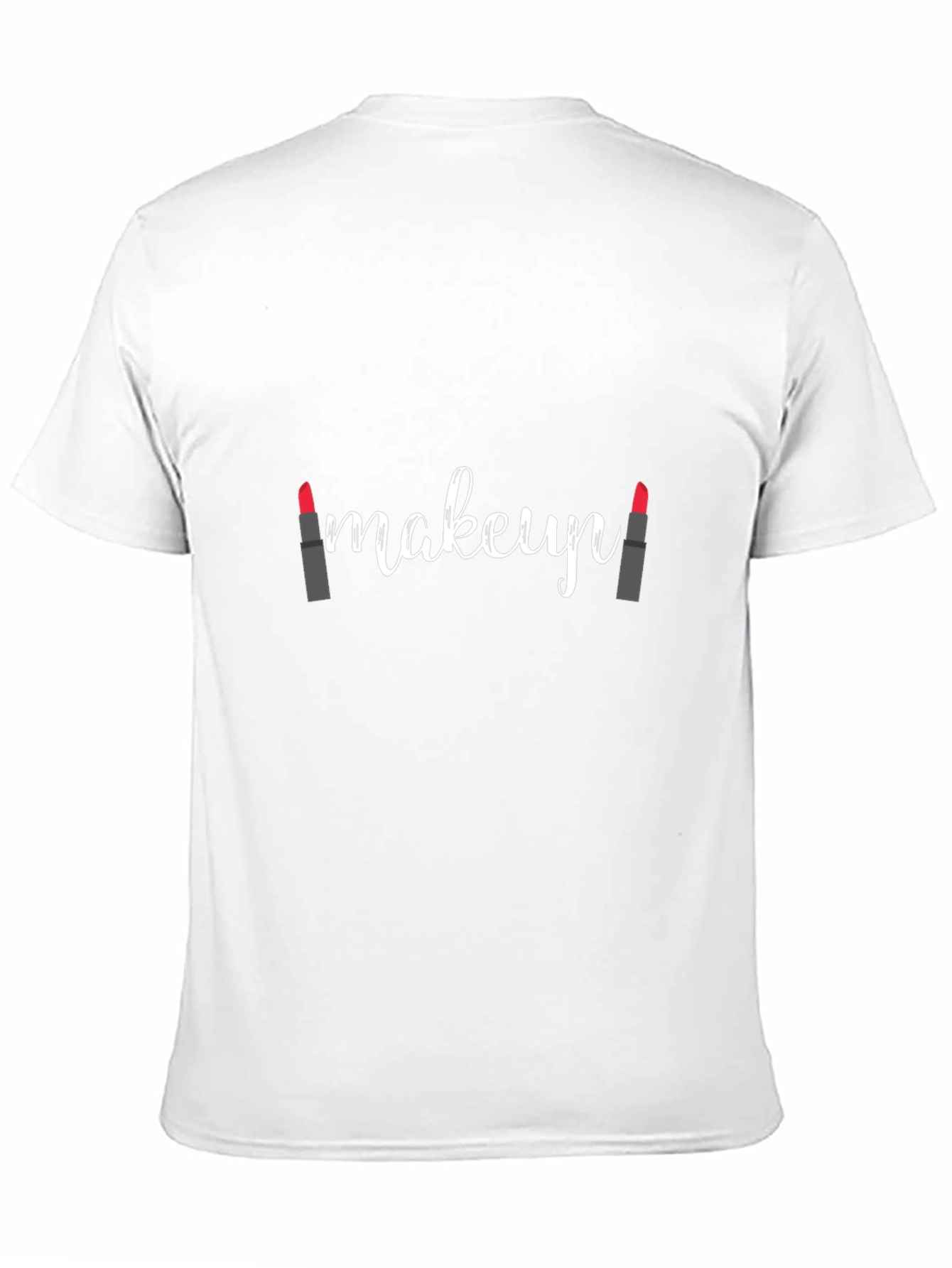 Makeup Lipstick T-Shirt - Stylish Graphic Tee