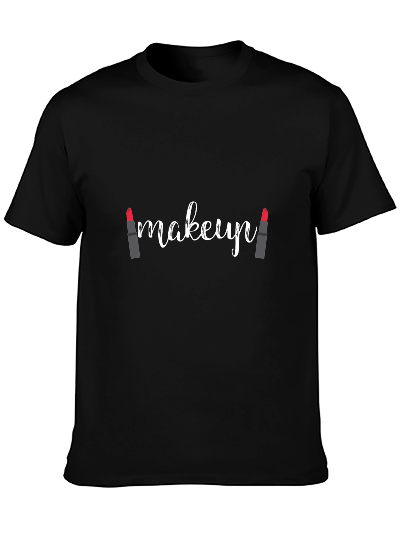 Makeup Lipstick T-Shirt - Stylish Graphic Tee