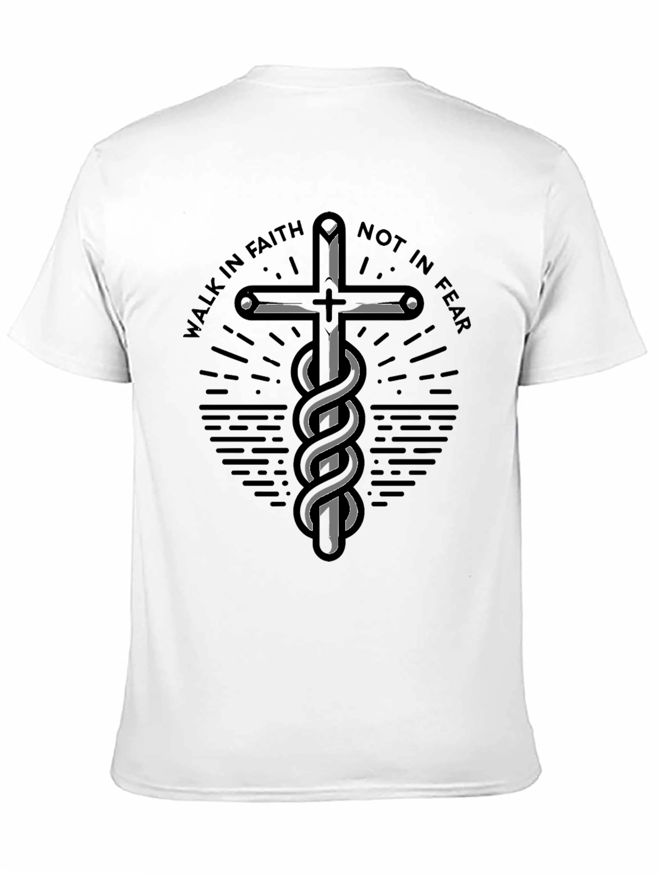 Faith Over Fear Graphic Tee - Christian Apparel