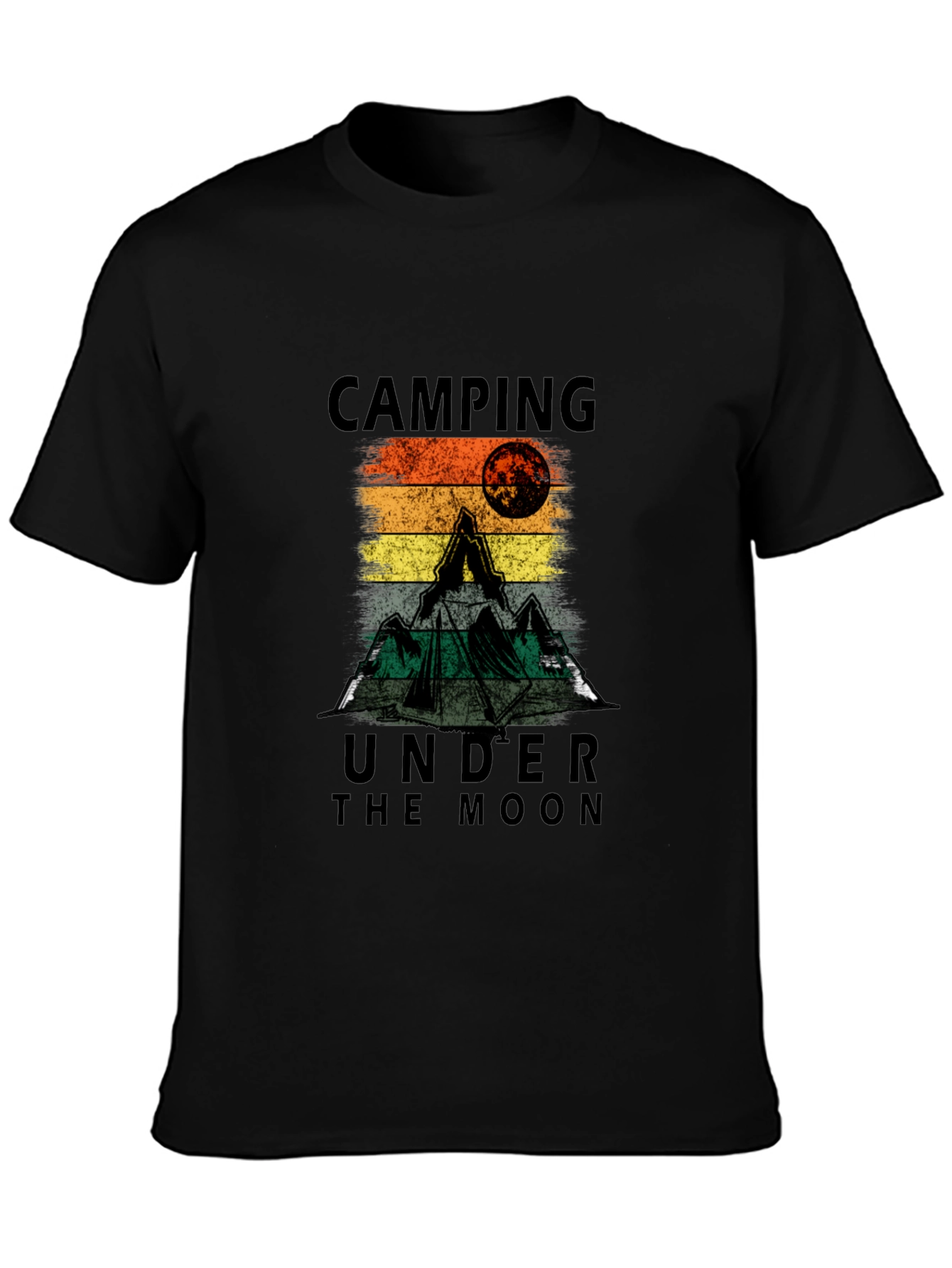Camping Under the Moon Graphic Tee