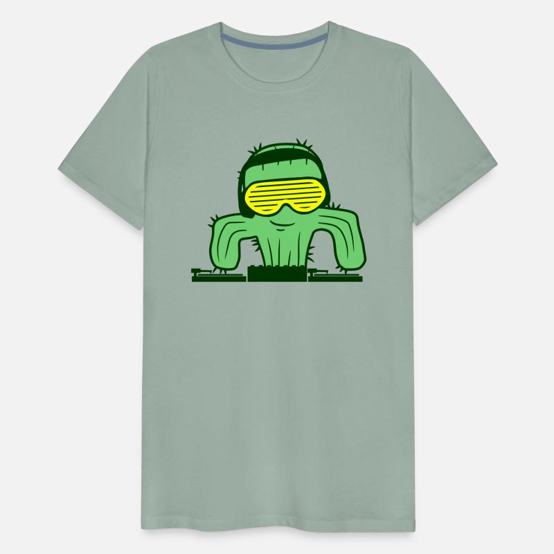 Cactus DJ Plant Sunglasses Headphone Music Party