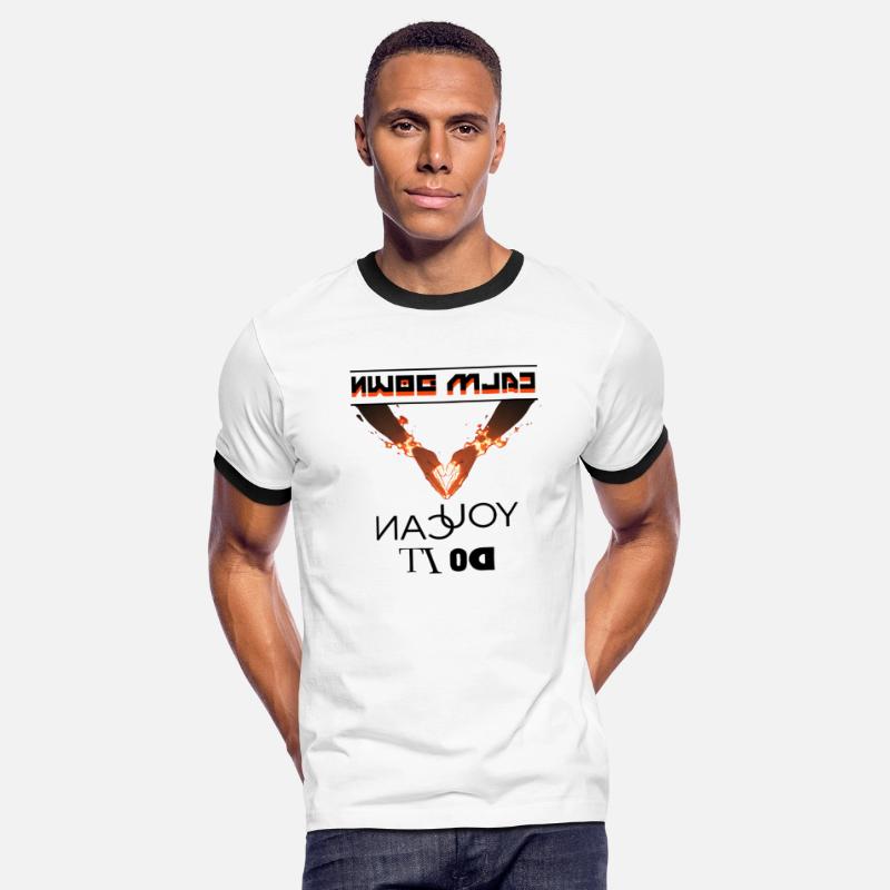 calm down,you can do it! cool reverse typography