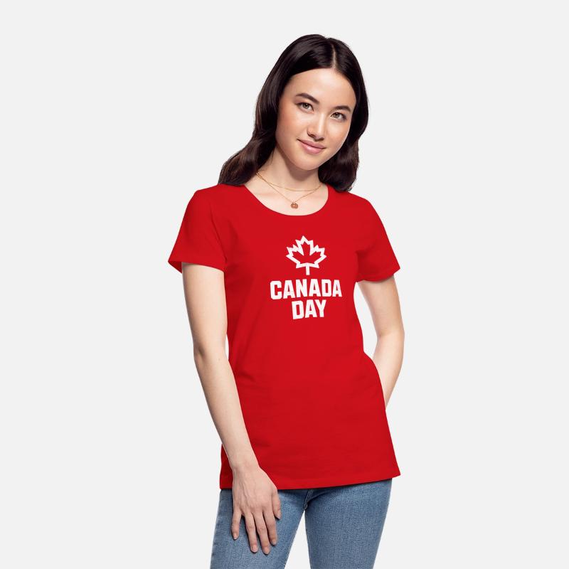 Canada Day T-Shirt featuring Maple Leaf