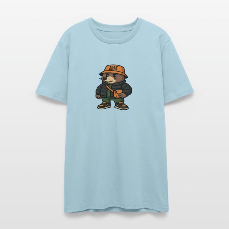 Cartoon Mole in Streetwea