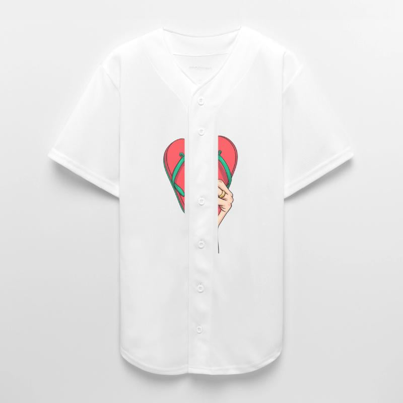 cartoon-style illustration of a hand holding a red