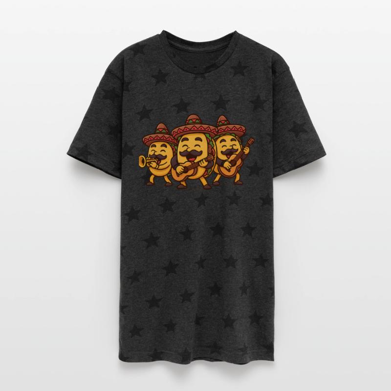 Cartoon Taco Mariachi Band