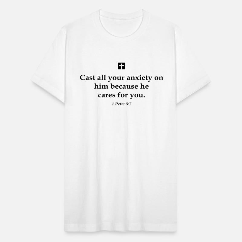 Cast Anxiety on him 1 peter 5 7