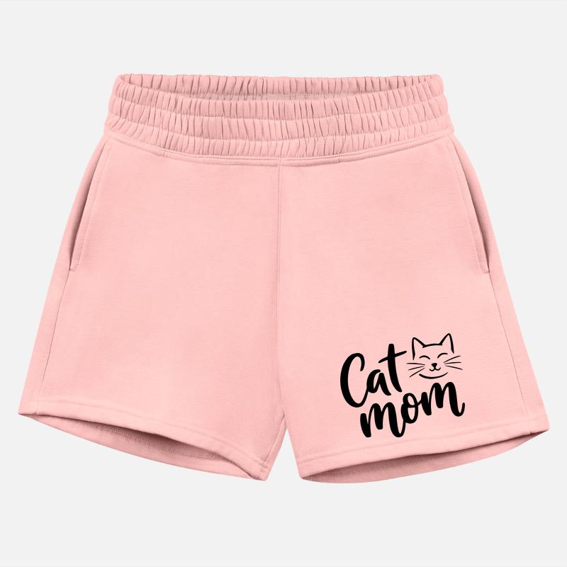 Cat Mom Logo – Cute Lying Cat Design