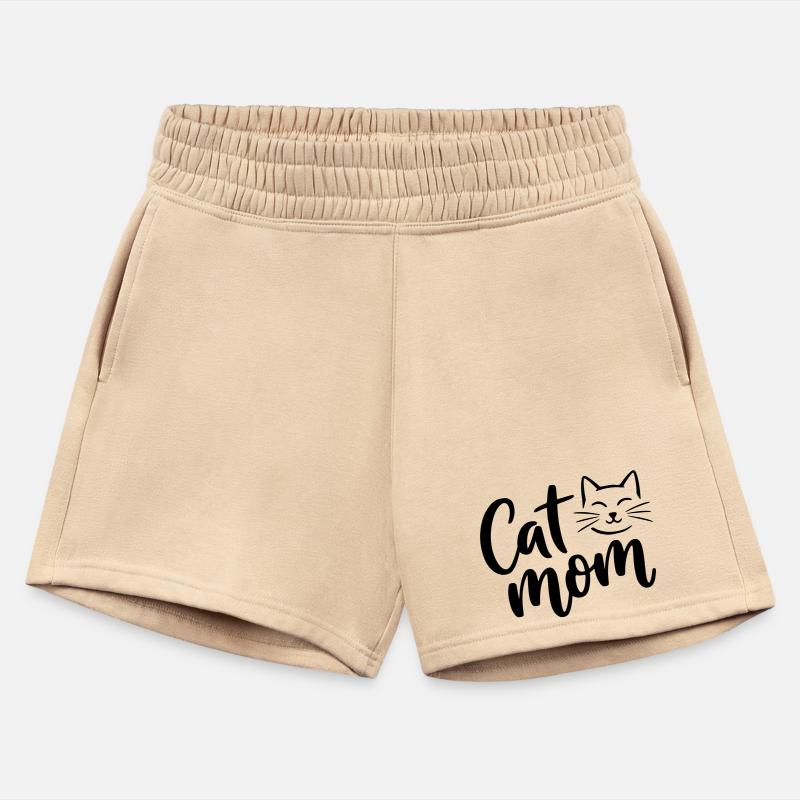 Cat Mom Logo – Cute Lying Cat Design