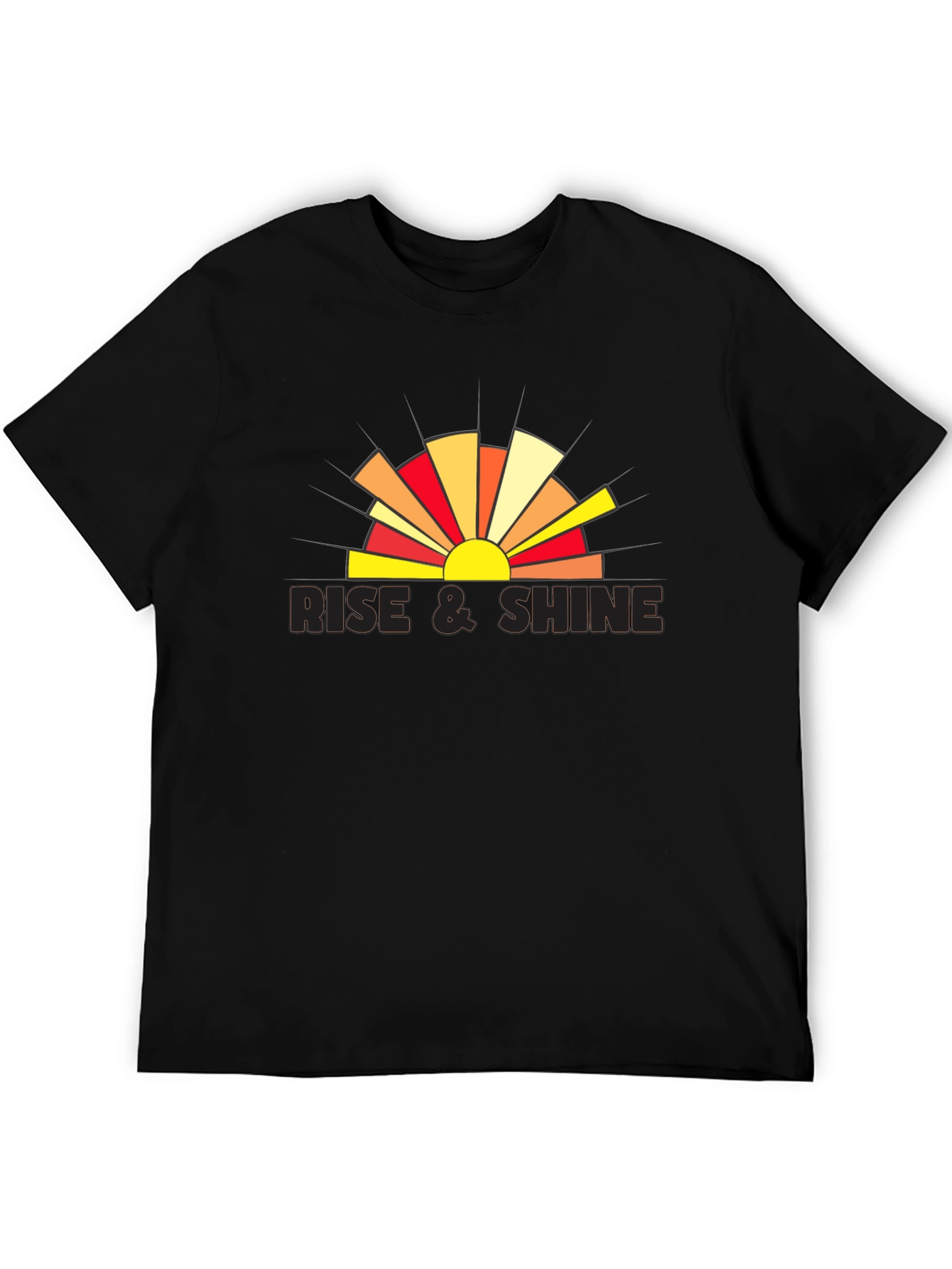 Rise & Shine Graphic Tee - Retro Style Shirt