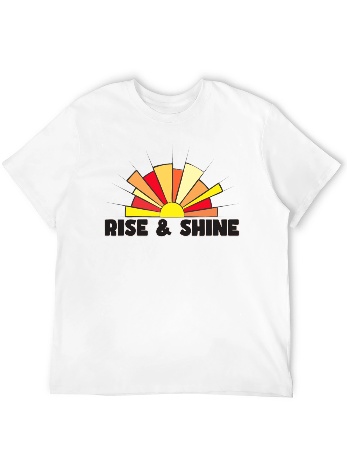 Rise & Shine Graphic Tee - Retro Style Shirt