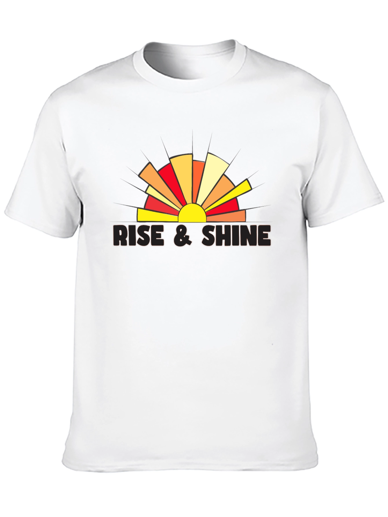 Rise & Shine Graphic Tee - Retro Style Shirt
