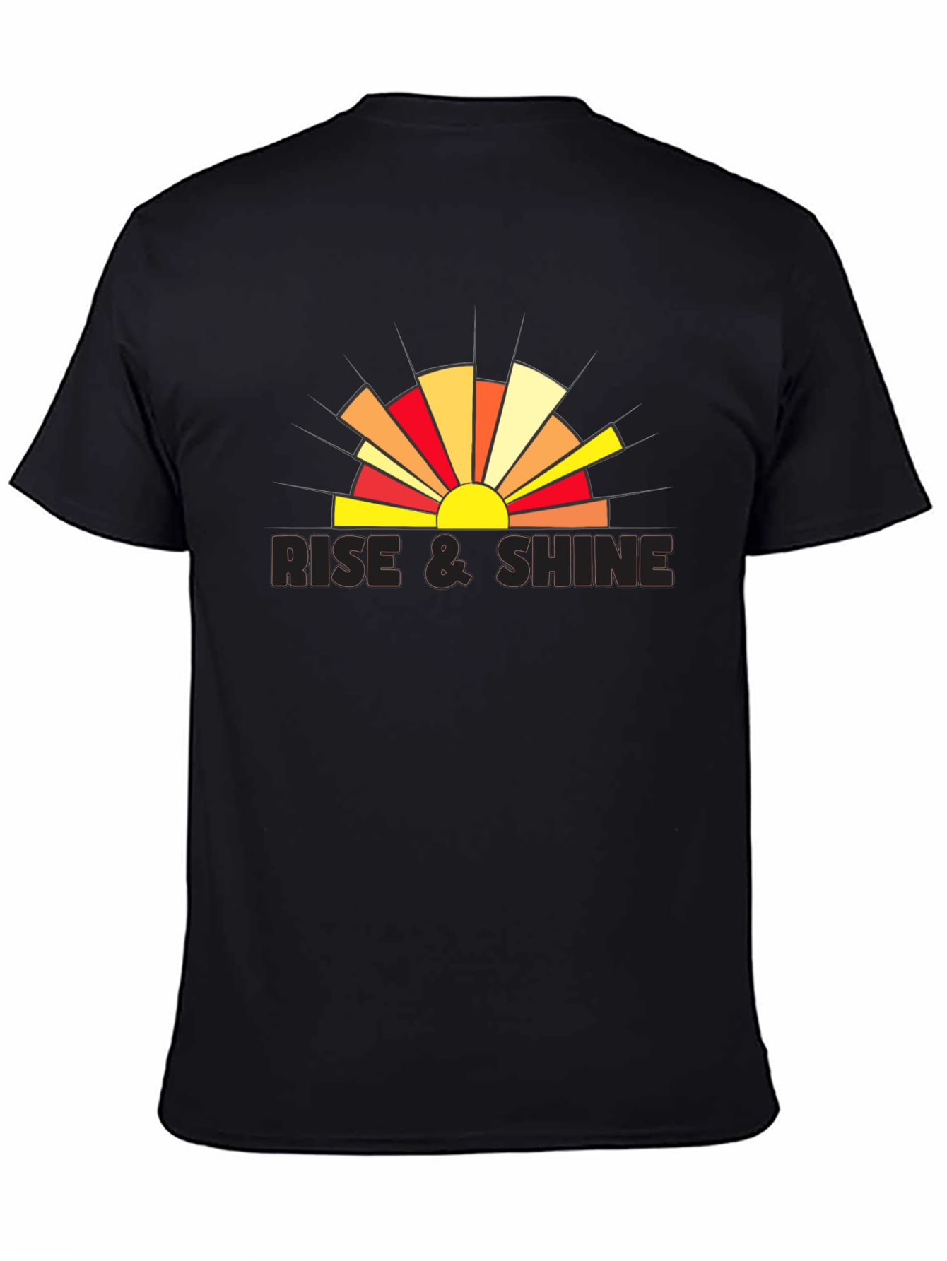Rise & Shine Graphic Tee - Retro Style Shirt