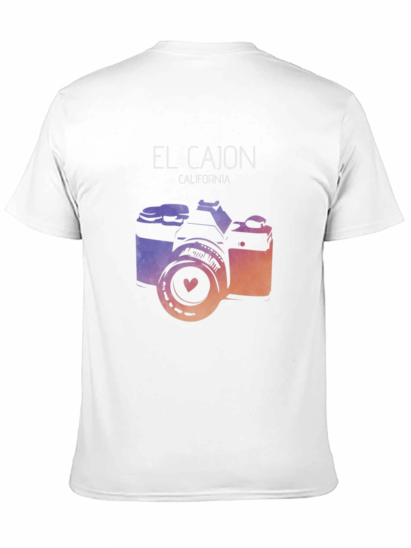 El Cajon California Camera Graphic T-Shirt