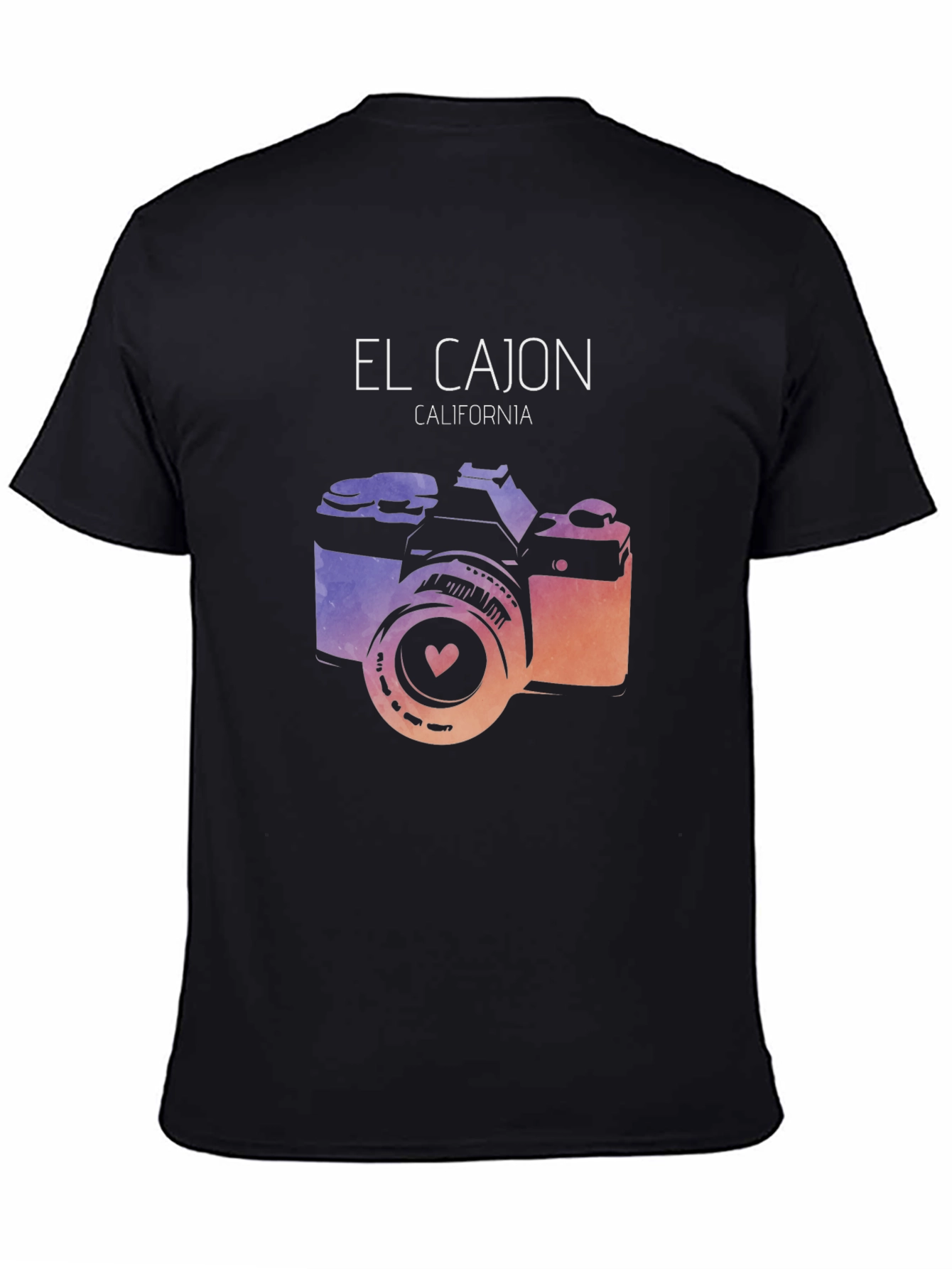 El Cajon California Camera Graphic T-Shirt