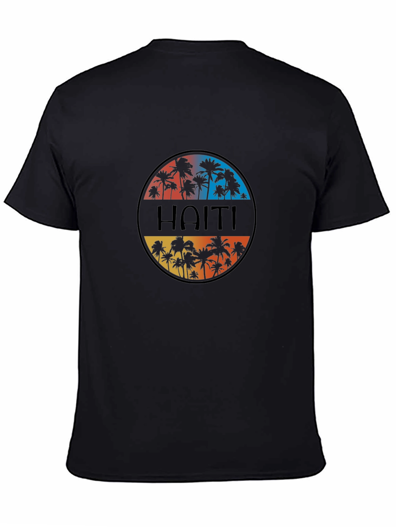 Haiti Palm Tree Graphic T-Shirt