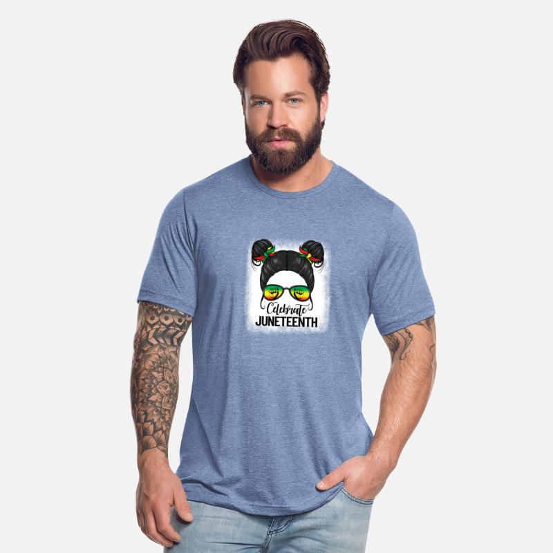 Celebrate Juneteenth Messy Bun Black Juneteenthcel