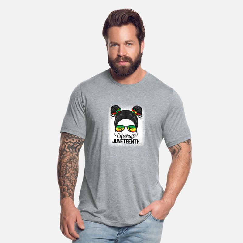 Celebrate Juneteenth Messy Bun Black Juneteenthcel