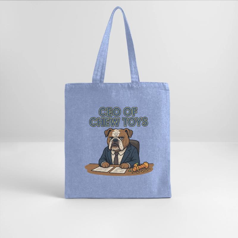 CEO Bulldog Chew Toy Boss Cartoon Design 1