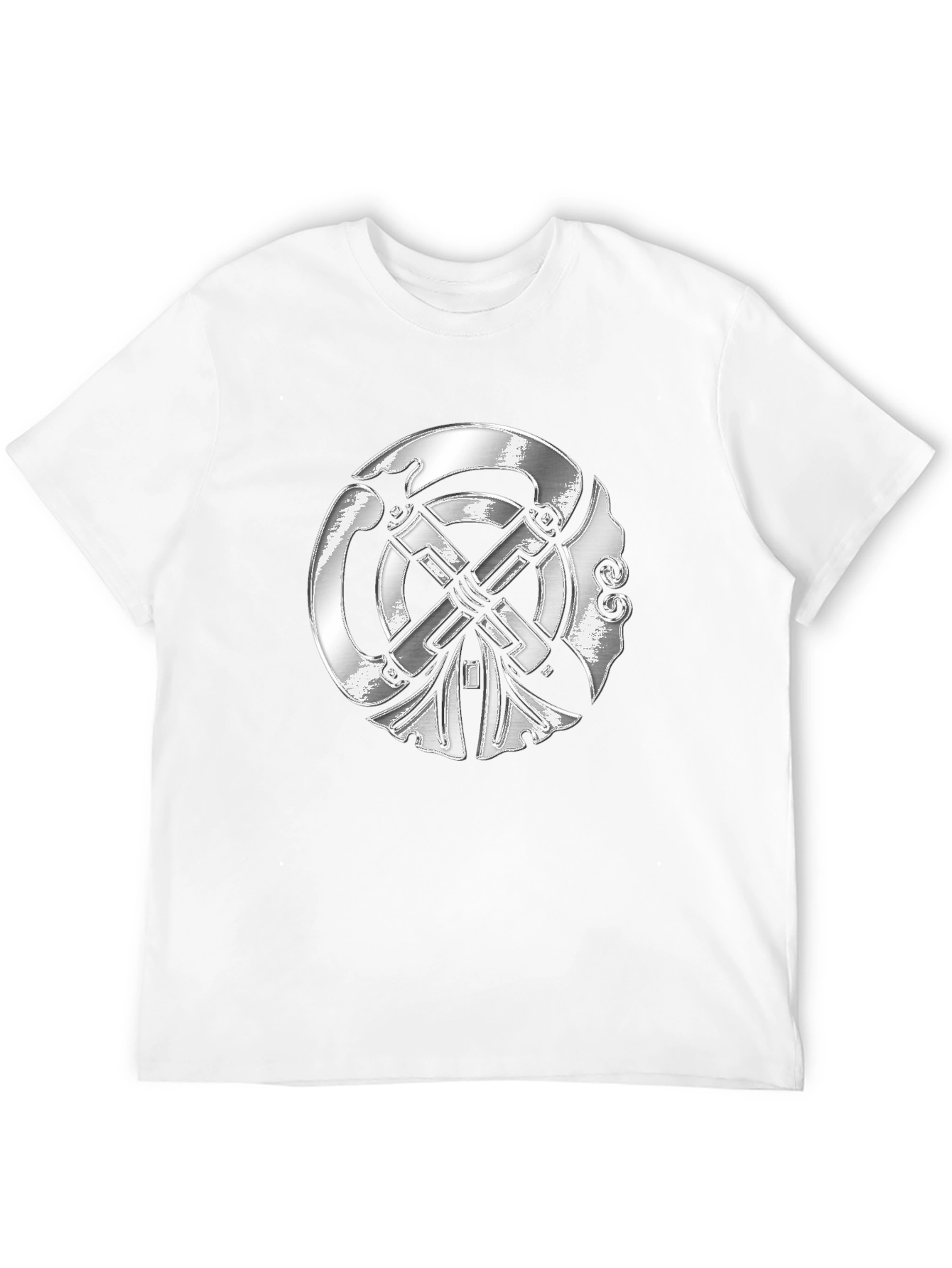 Silver Emblem Black T-Shirt