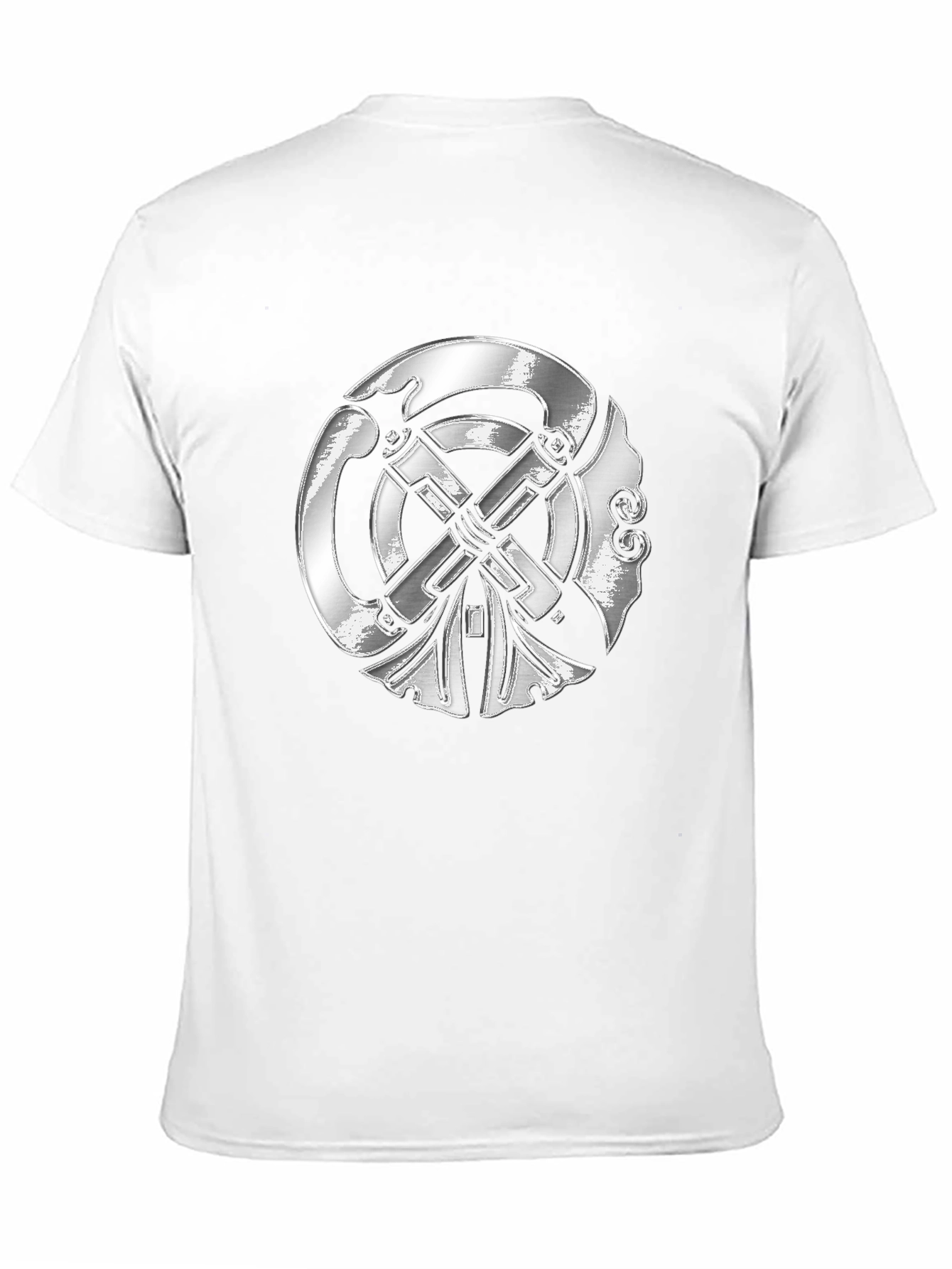 Silver Emblem Black T-Shirt