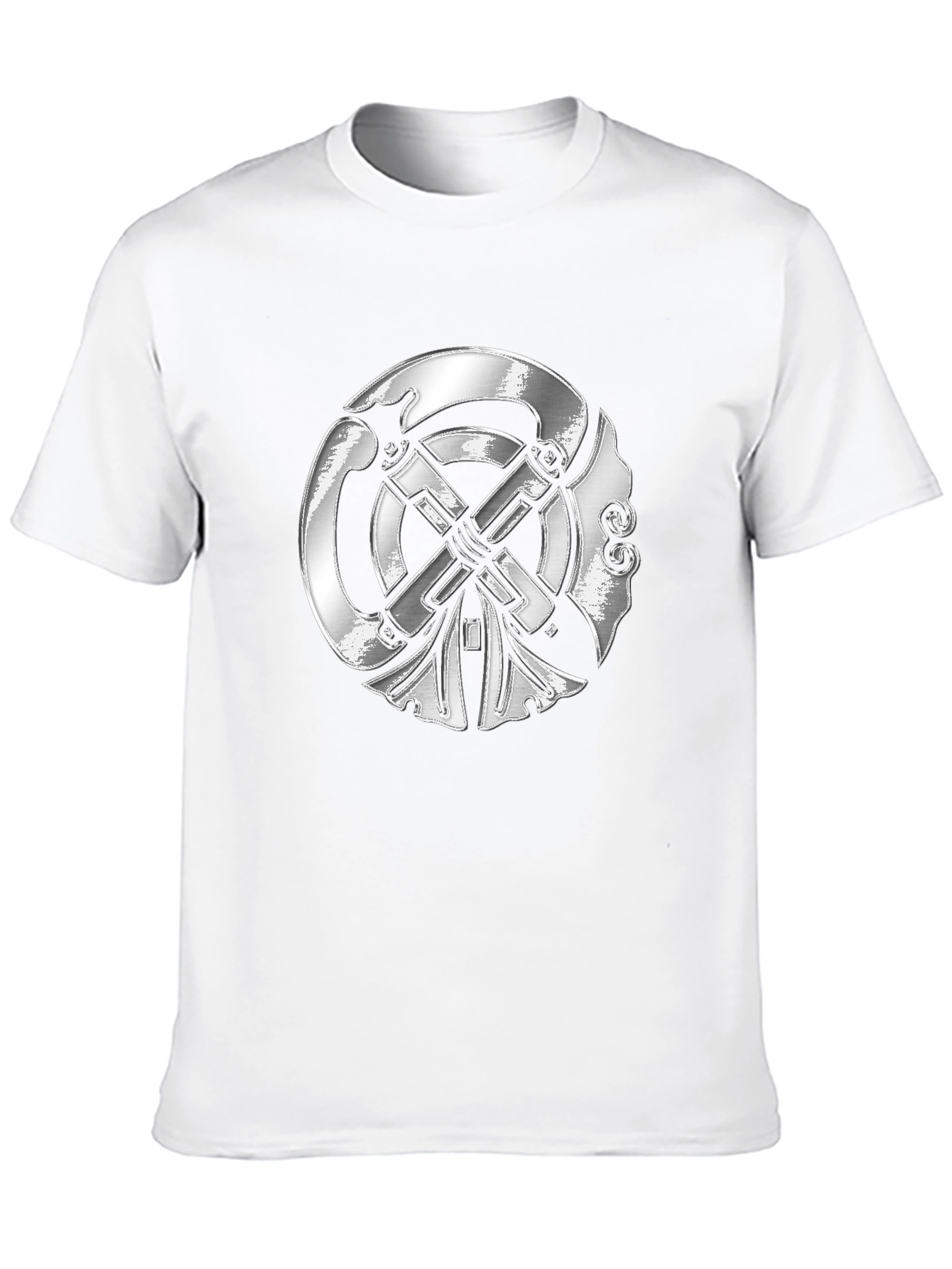 Silver Emblem Black T-Shirt