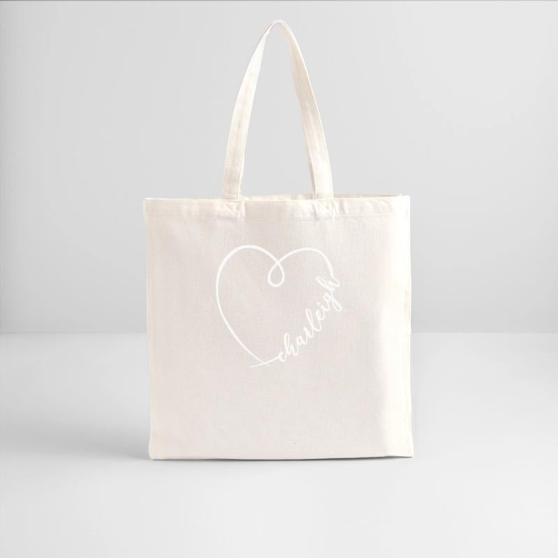 Charleigh Name Heart Calligraphy