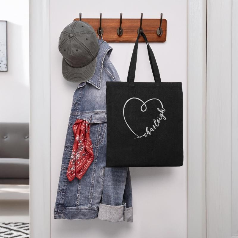 Charleigh Name Heart Calligraphy