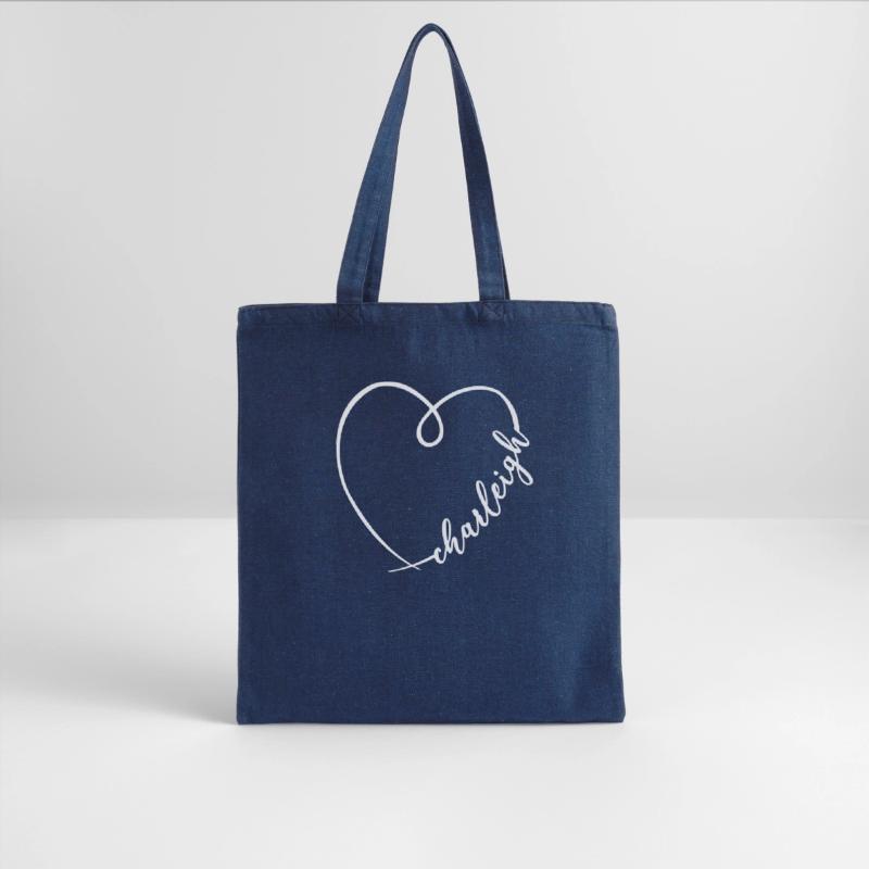 Charleigh Name Heart Calligraphy