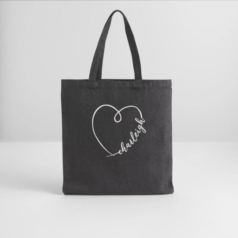 Charleigh Name Heart Calligraphy