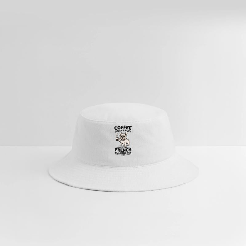 Chic French Bulldog with Coffee Mug