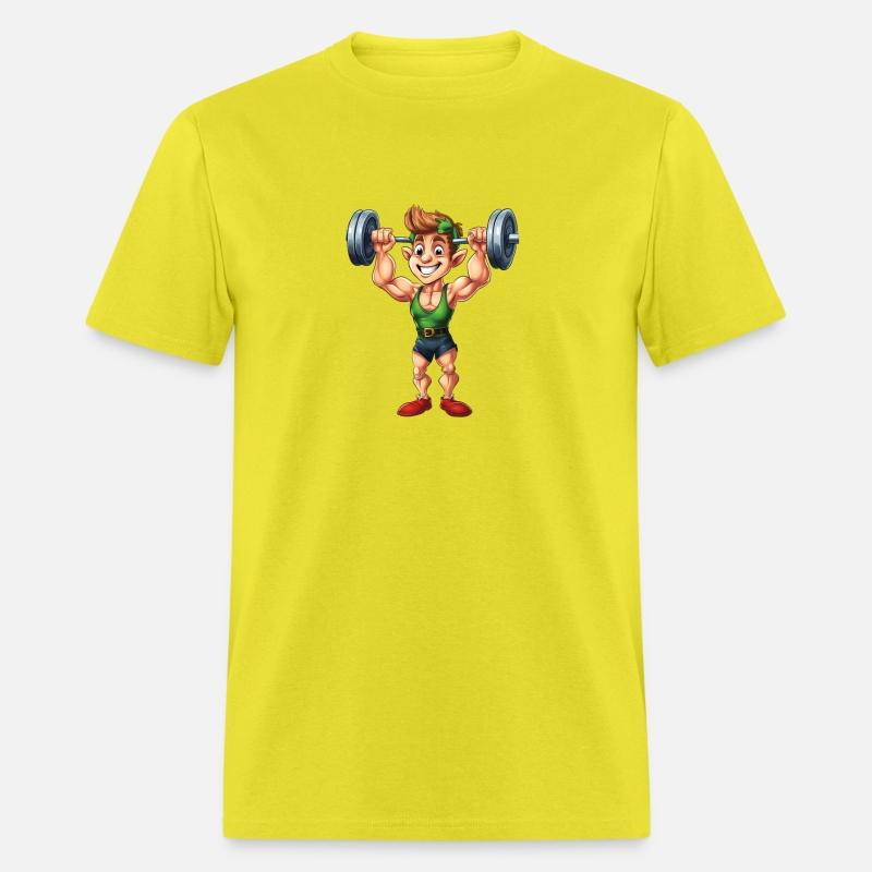 Christmas Elf Lifting Weights Gym Fitness