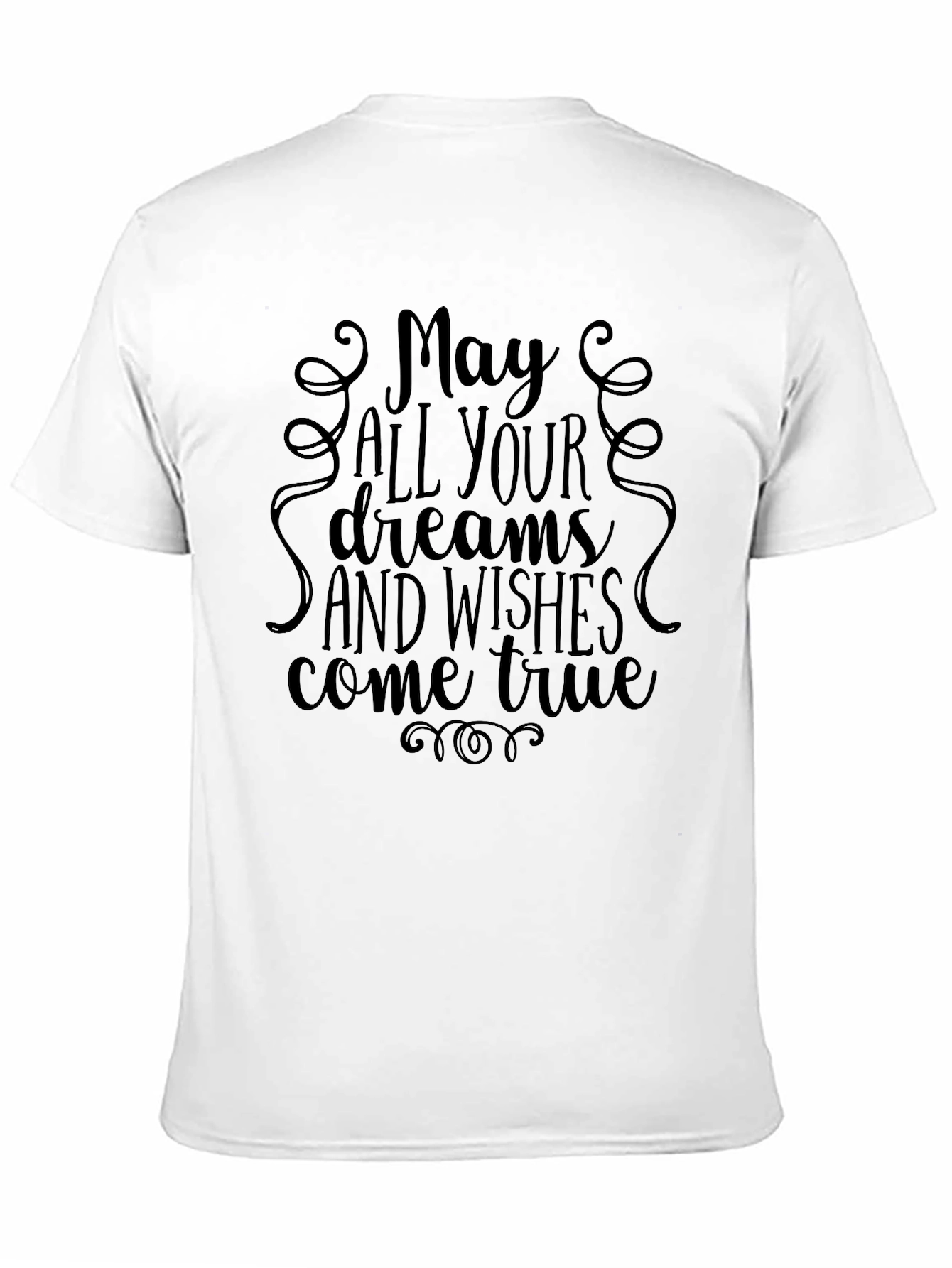 Dreams and Wishes Graphic Tee - Black