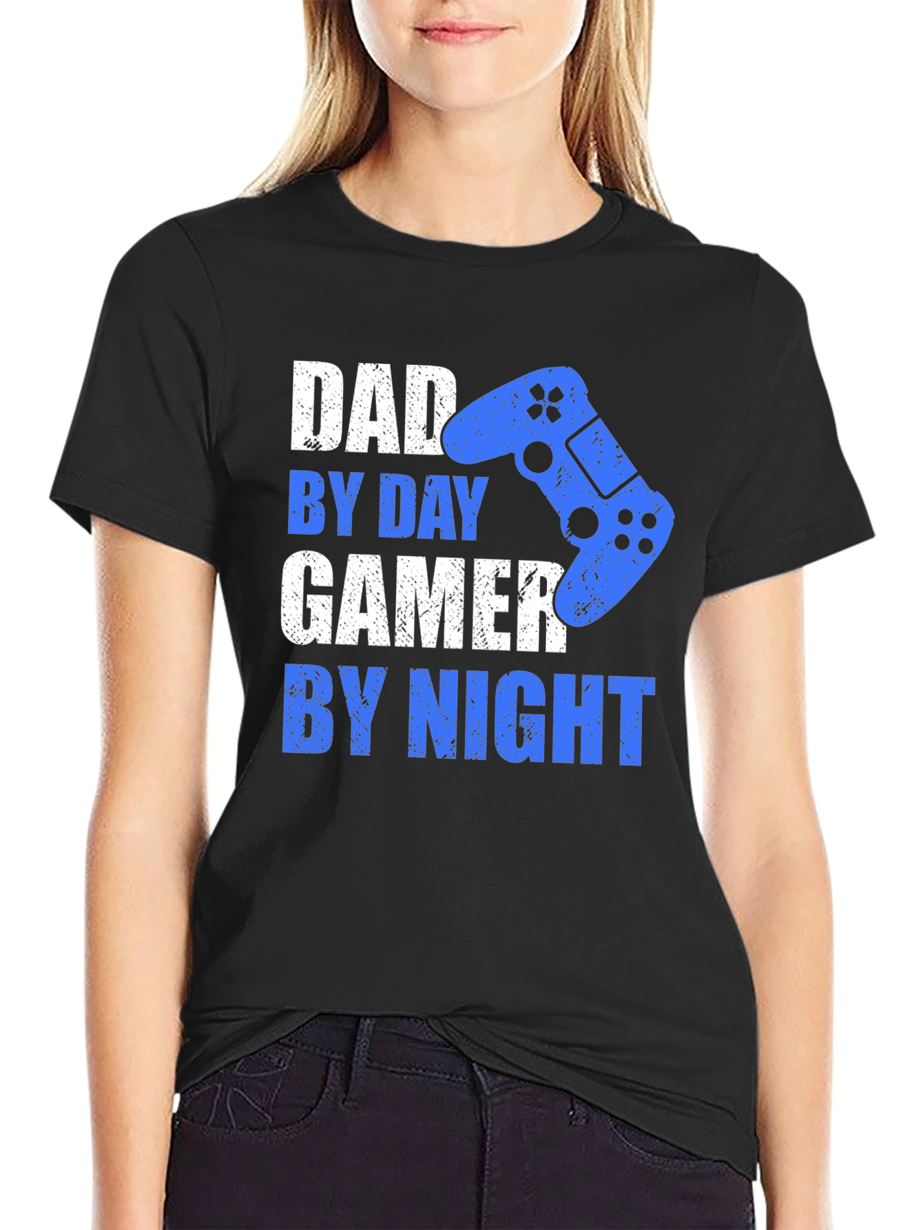 Dad Gamer T-Shirt - By Day By Night
