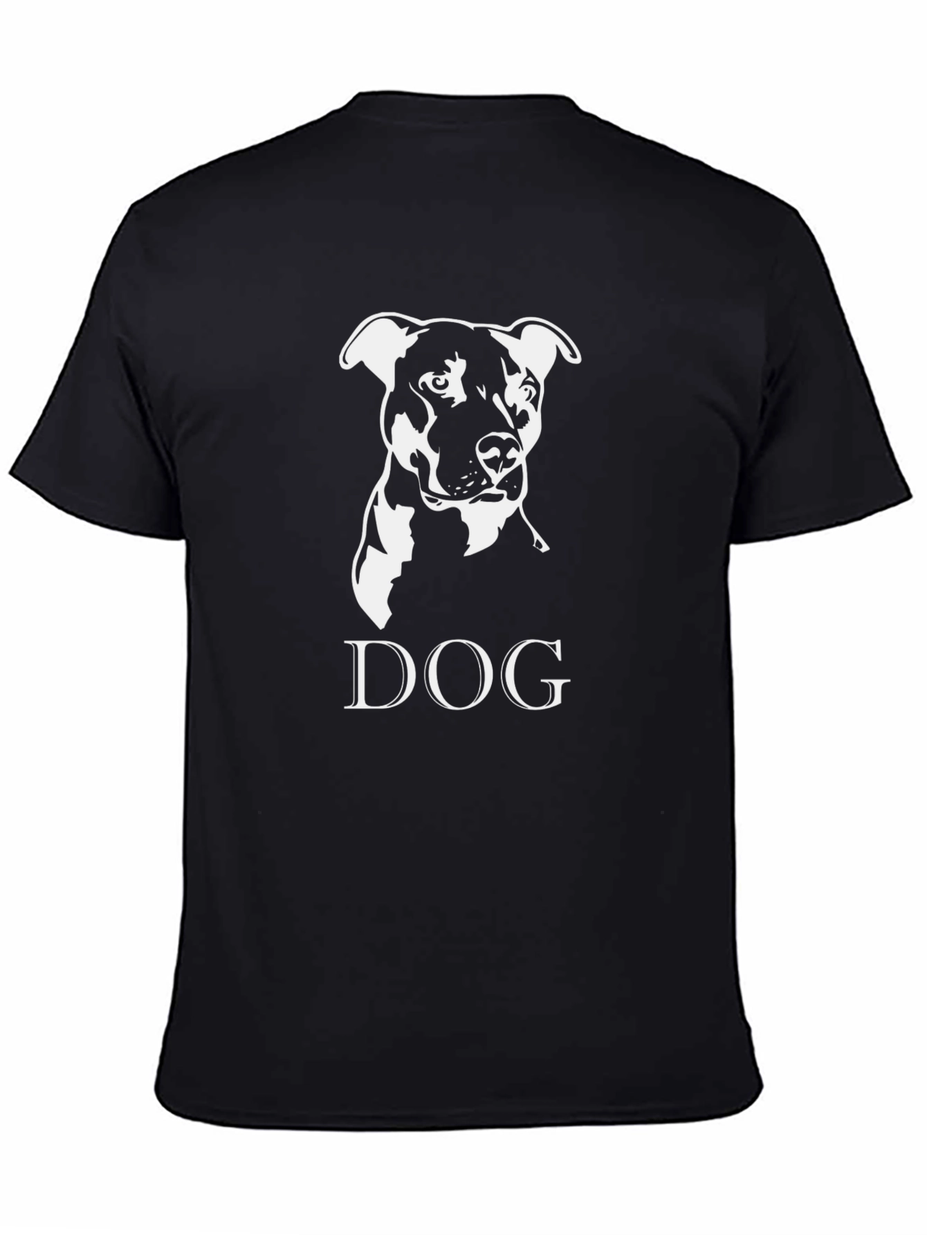Dog Graphic T-Shirt - Unisex Black Tee